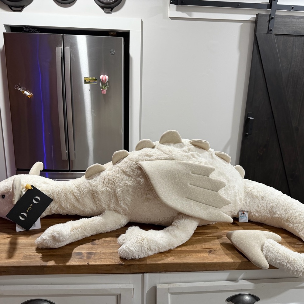 Gigantic Jellycat Snow Dragon - Picture 3 of 6